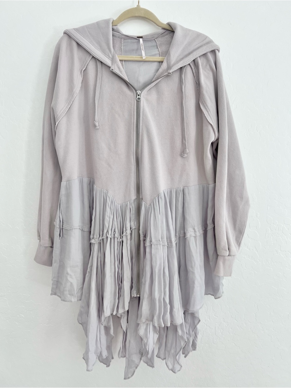 Free People Moon Dust Ethereal Lavender Cardigan Hoodie - Picture 3 of 10